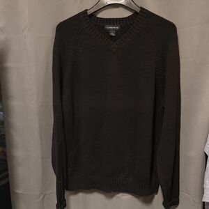Lands' End Black Men's Sweater sz L